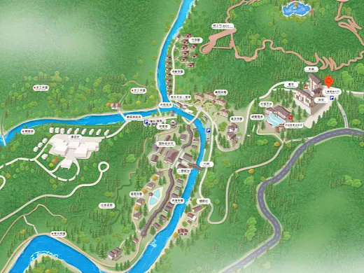 武安结合景区手绘地图智慧导览和720全景技术，可以让景区更加“动”起来，为游客提供更加身临其境的导览体验。